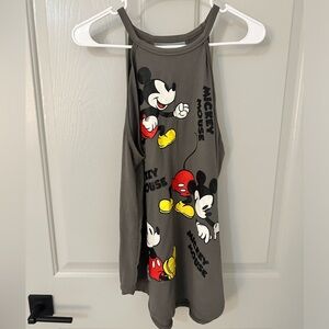 Mickey Mouse Grey Racerback Tank
